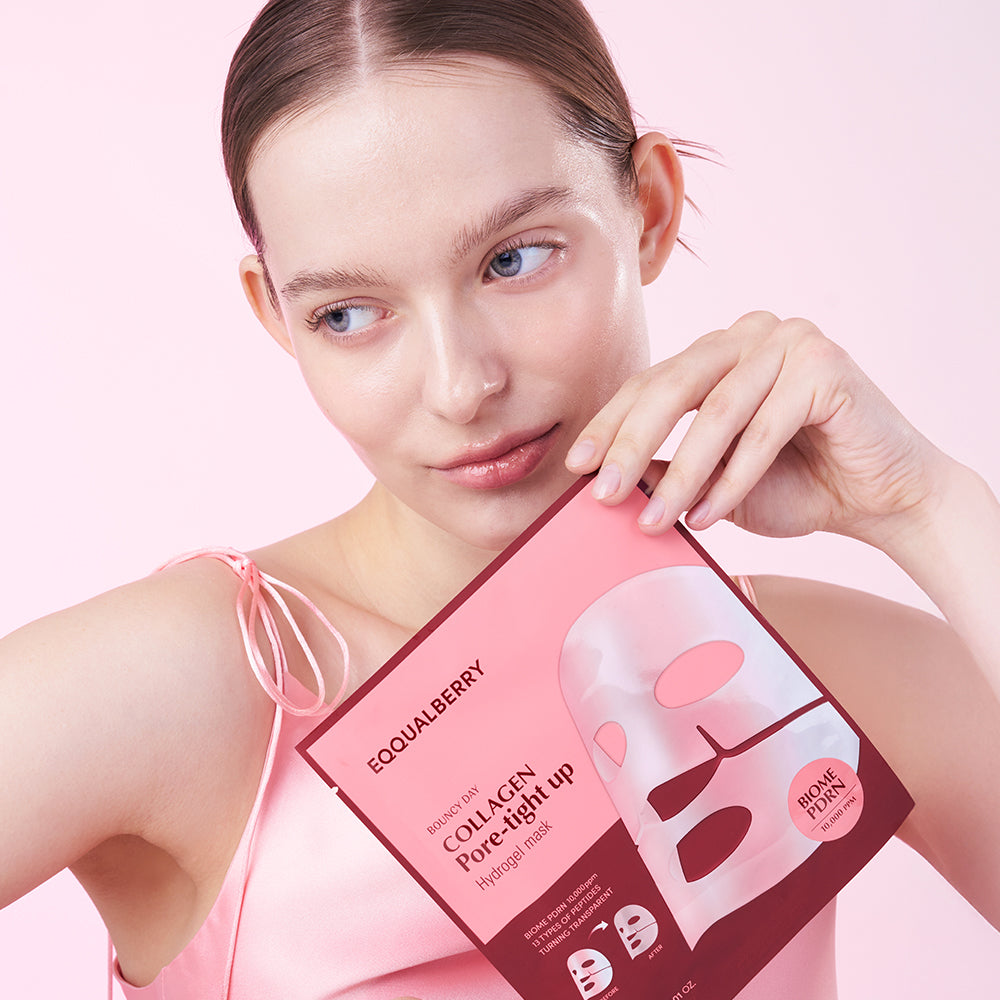 Eqqual Berry - Bouncy Day Collagen Glow Up Hydrogel Mask
