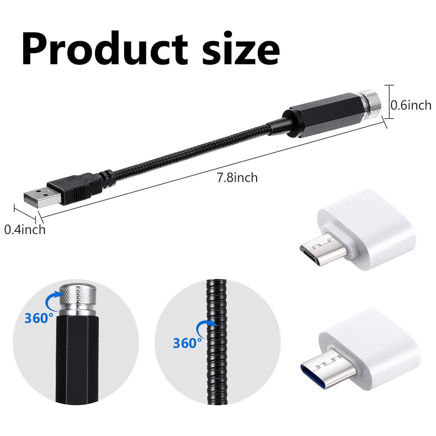 Smart Voice Control USB Light